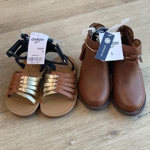 NWT OshKosh Sandal and boot combo